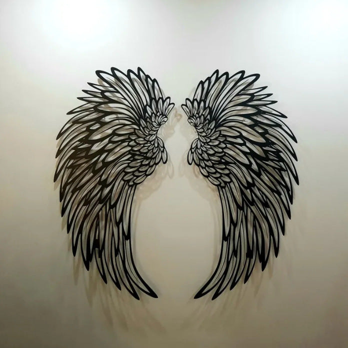 Lighted Angel Wings Wall