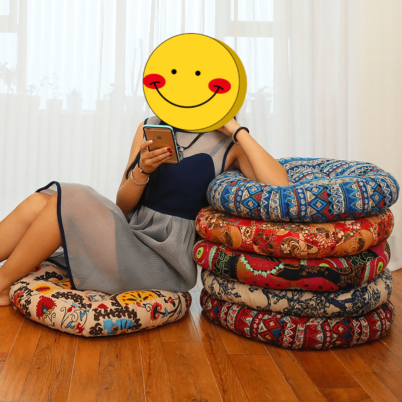 Boho Ethnic Cotton Linen Cushion