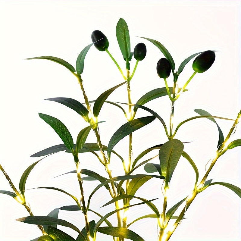 Elegant Olive Branch LED Lamp