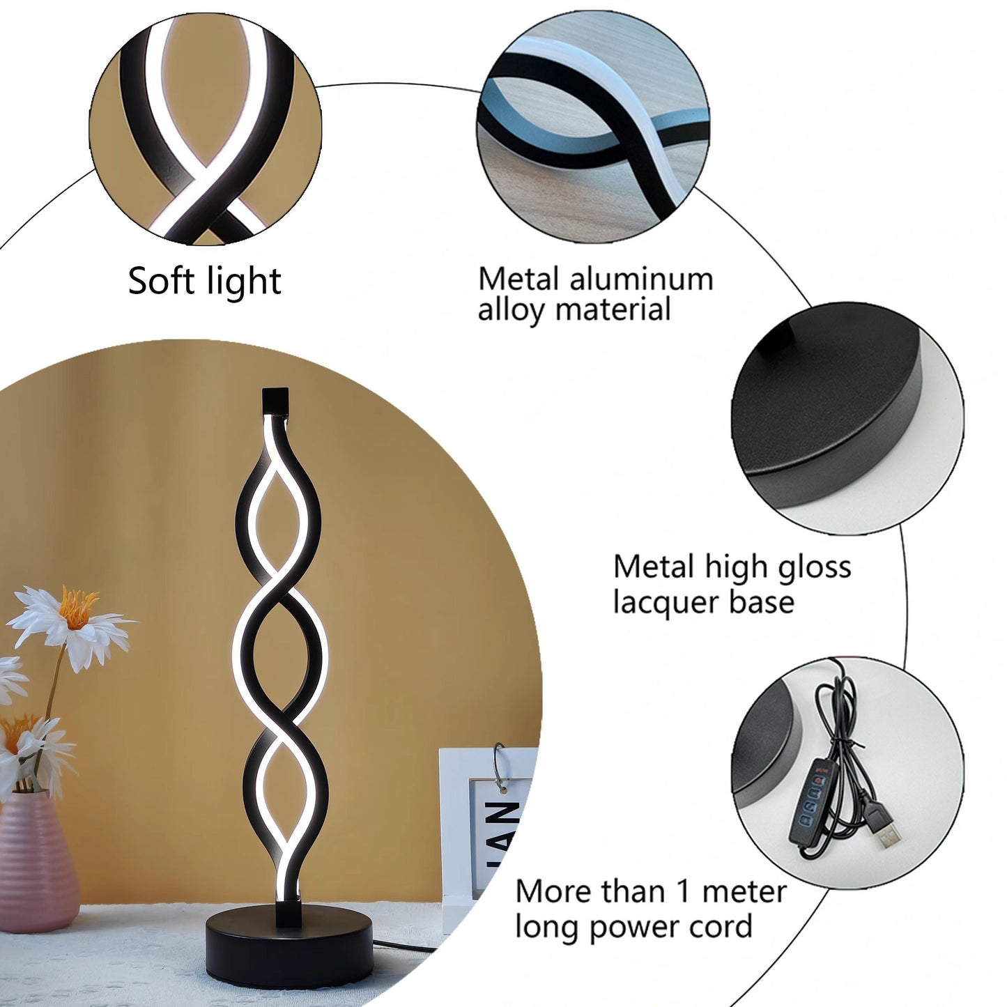 Creative Stylish LED Desk Lamp