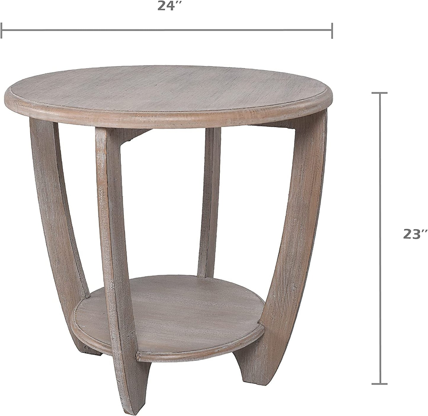 Rustic French Country End Table