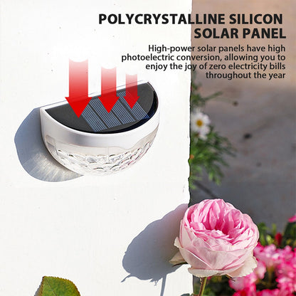 2PCS Solar Semicircle Wall Lights