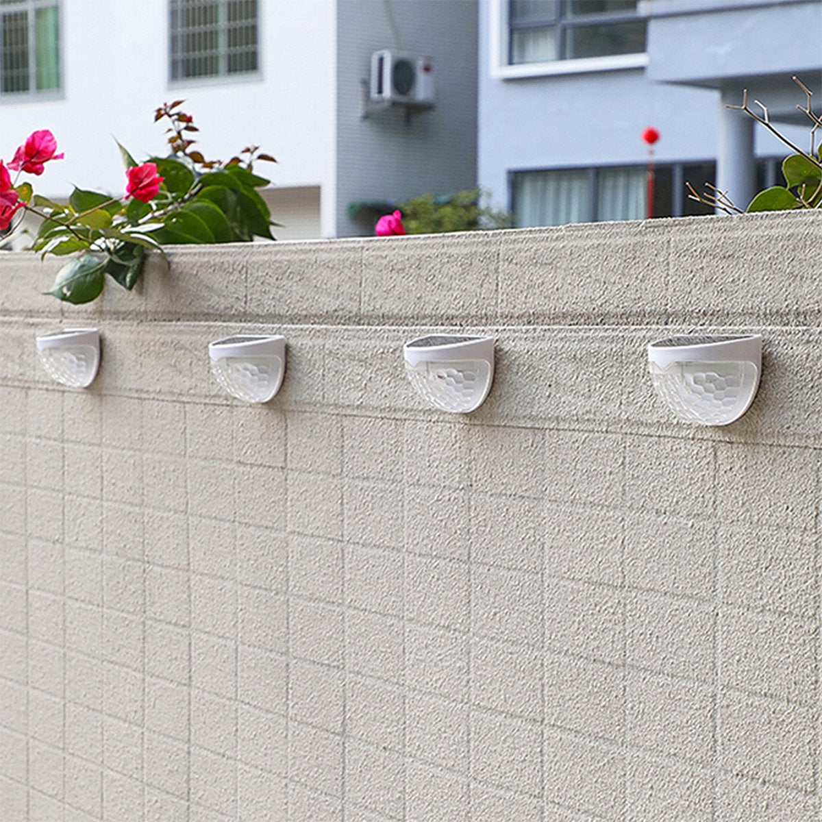 2PCS Solar Semicircle Wall Lights