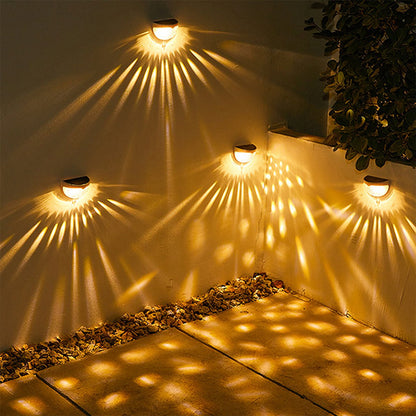 2PCS Solar Semicircle Wall Lights