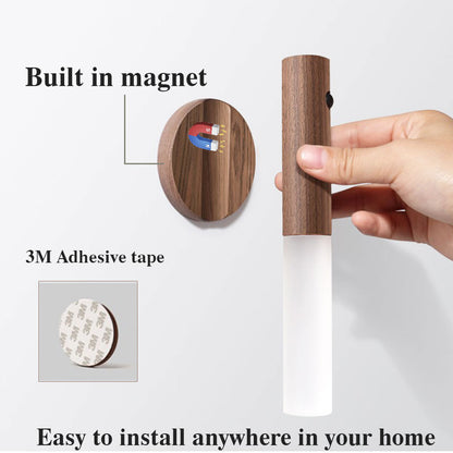 Smart Motion LED Night Light – Sleek, Wireless & Magnetic