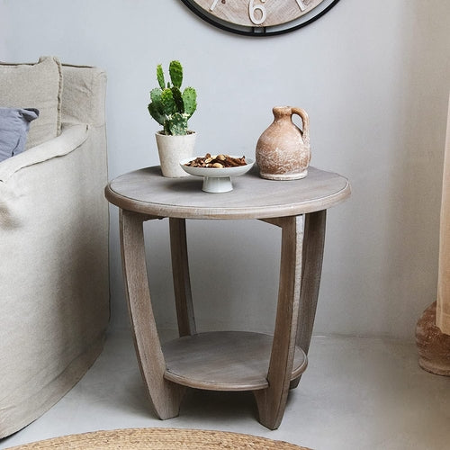 Rustic French Country End Table