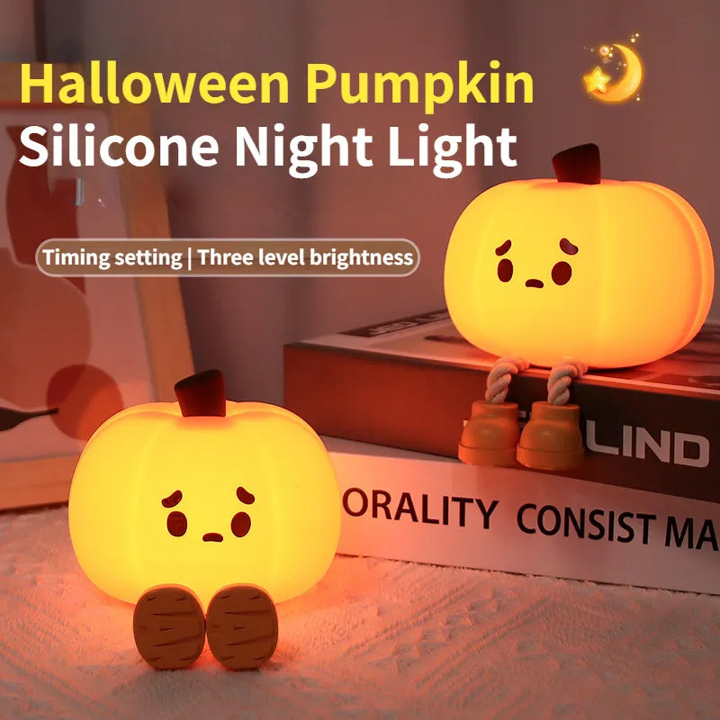 Halloween Pumpkin Touch Night Light
