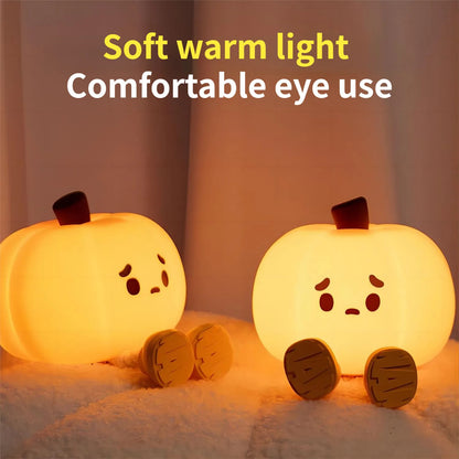 Halloween Pumpkin Touch Night Light
