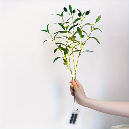 Elegant Olive Branch LED Lamp