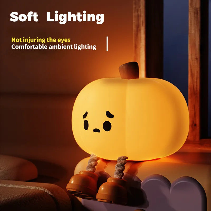 Halloween Pumpkin Touch Night Light